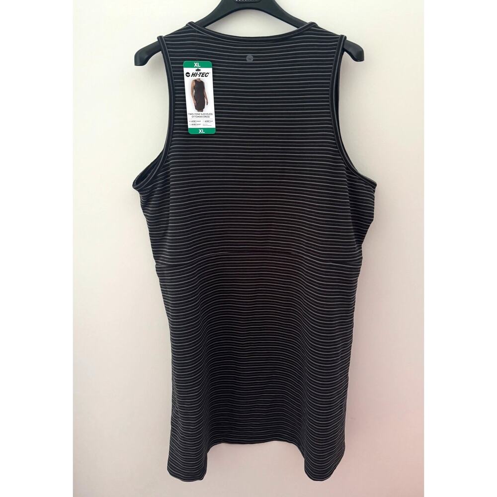 New With Tags Hi Tec Two Tone Sleeveless Ottoman Dress Womens XL‎ Zipper Pocket - Picture 3 of 6